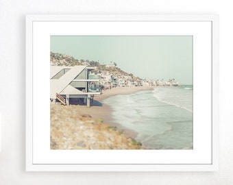 Los Angeles Art Print | Malibu Photography - Unframed | California Wall Art, Coastal Beach Wall Decor | Pick Your Size and Color