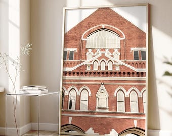 Nashville Photography - Unframed, Nashville Wall Art, Ryman, Grand Ole Opry, Downtown Nashville, Architectural, Country Music Print