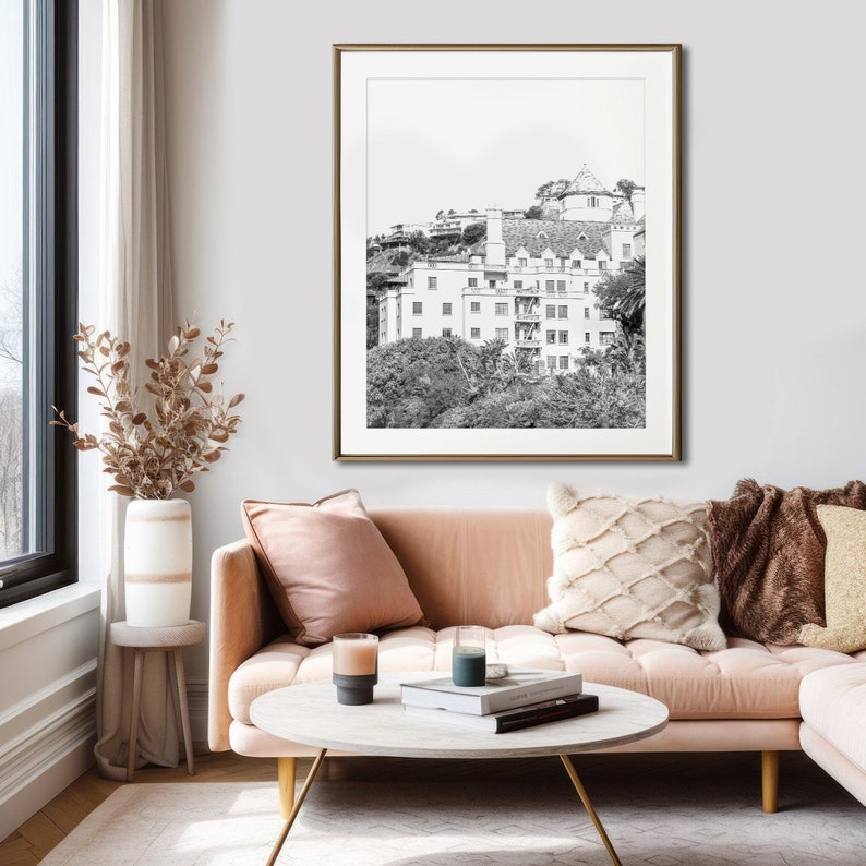 Chateau Marmont photography print.