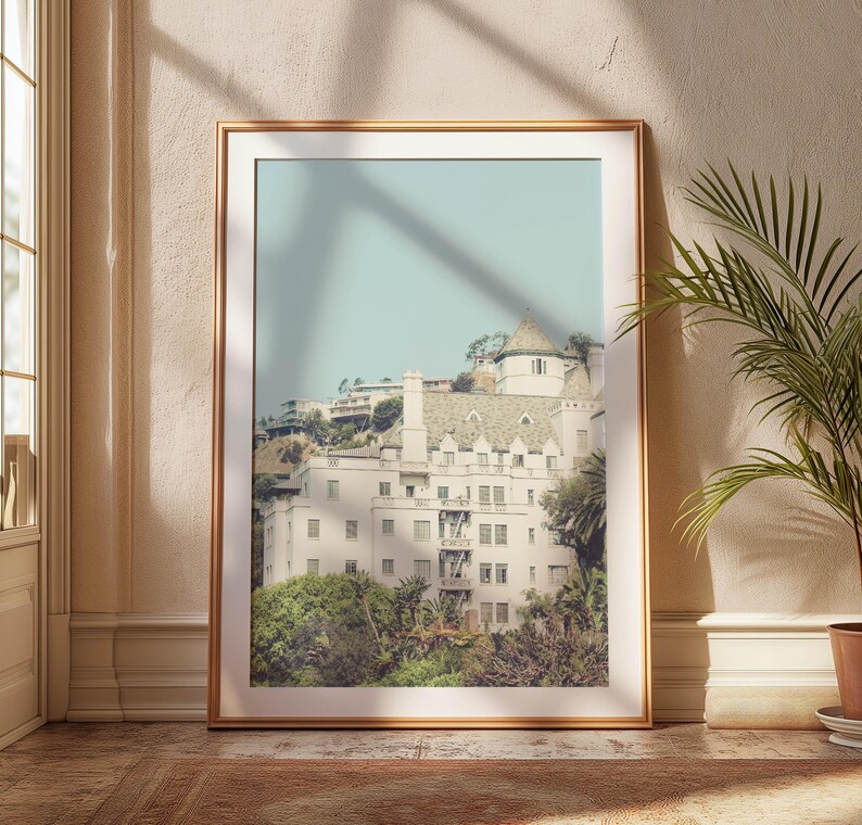 Chateau Marmont photography print.