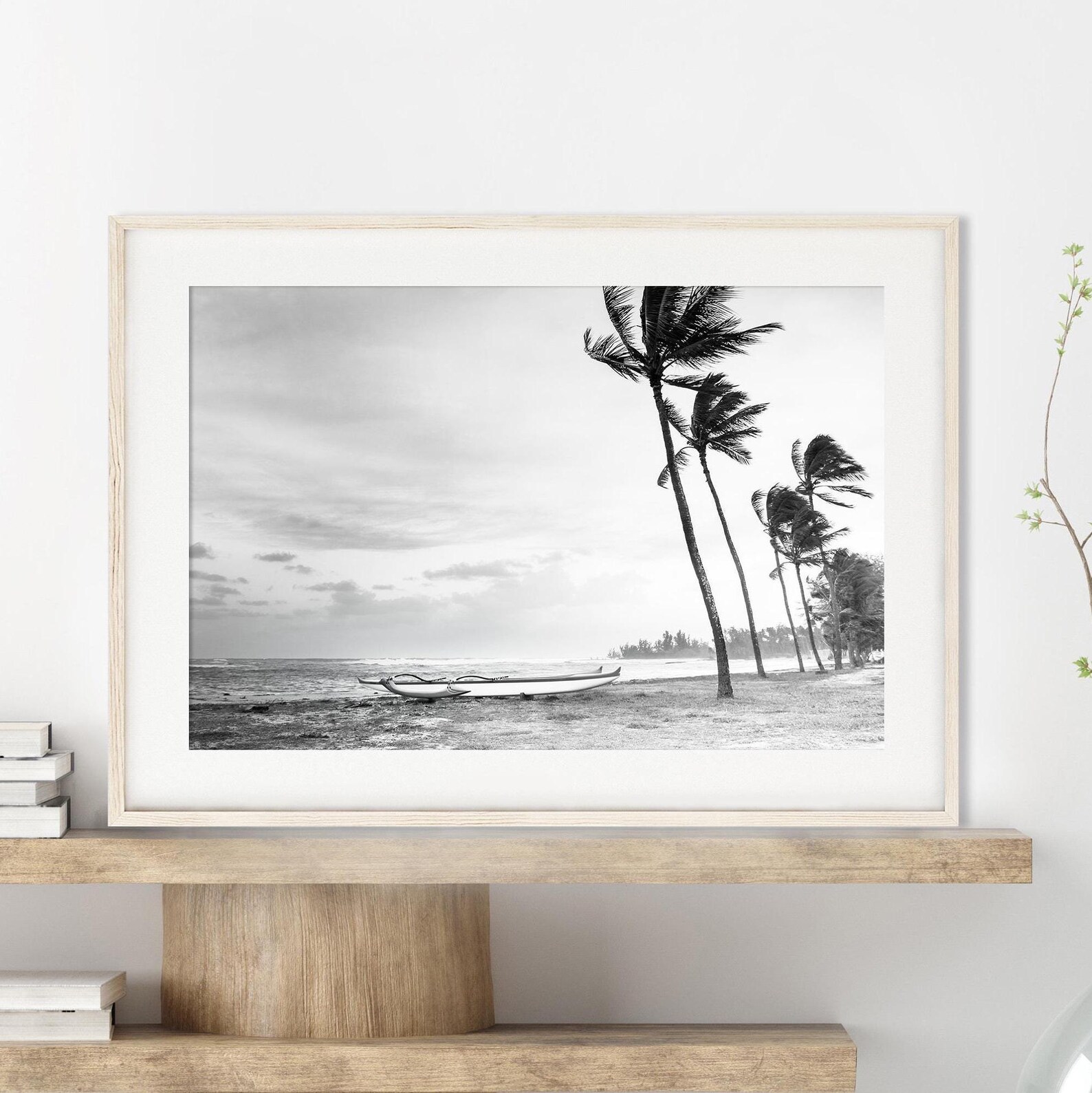 Hawaii Photography, Black and White Print, Hawaiian Art, Hawaii Beach ...