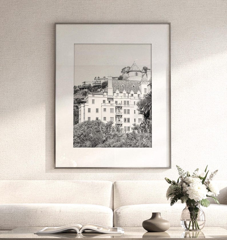 Chateau Marmont photography print.