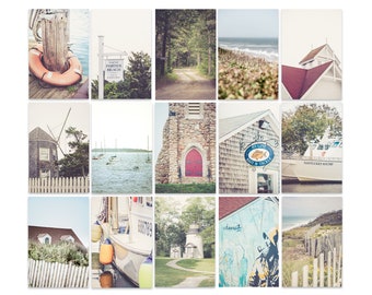 Cape Cod Wall Art, Print Set of 15 - Pick Your Favorites - Unframed Photography, Cape Cod Prints, Beach Wall Art, New England - Many Sizes