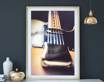 Guitar Art, Music Print, Photography - Unframed, Music Art, Fender Guitar Print, Music Wall Decor, Telecaster, Rock Print, Guitar Wall Art