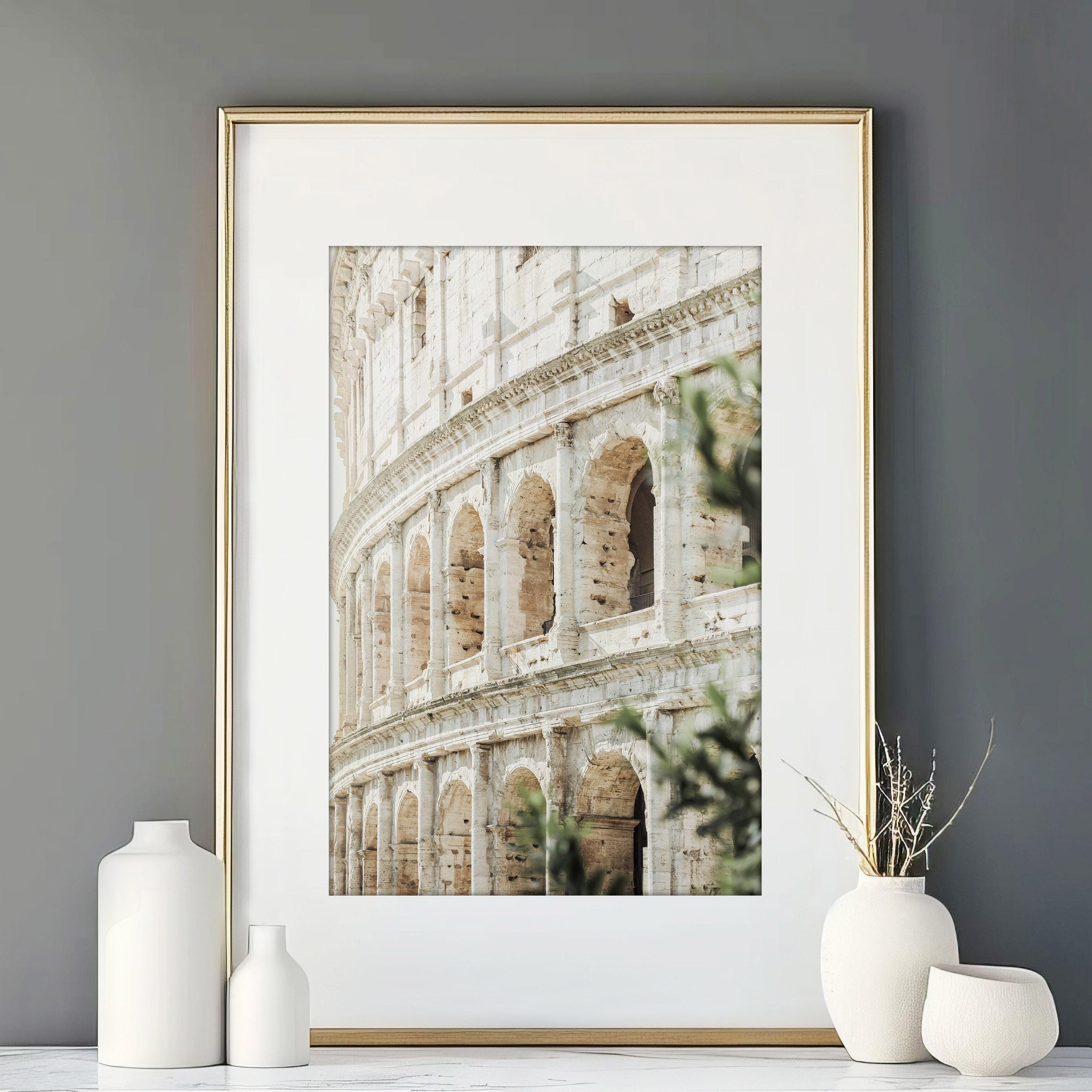 Italy Art Rome Print Colosseum Italian Photography Coliseum Beige Wall ...