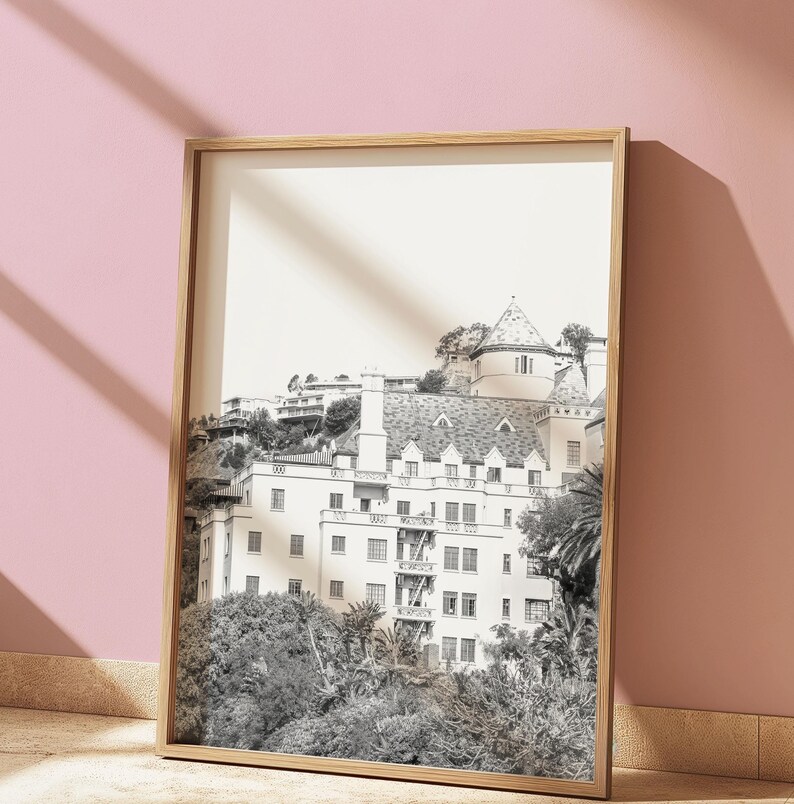 Chateau Marmont photography print.