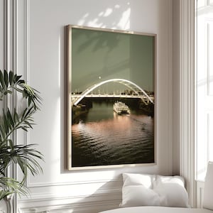 Nashville Print Tennessee Wall Art Nashville Bachelorette Country Music Decor Nashville Poster Cumberland River Nashville Art Travel Decor