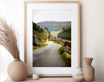 Ireland Wall Art, Green Print, Sally Gap, County Wicklow, | Ireland Color Photography - Unframed | Living Room Art, Travel Art | Many Sizes