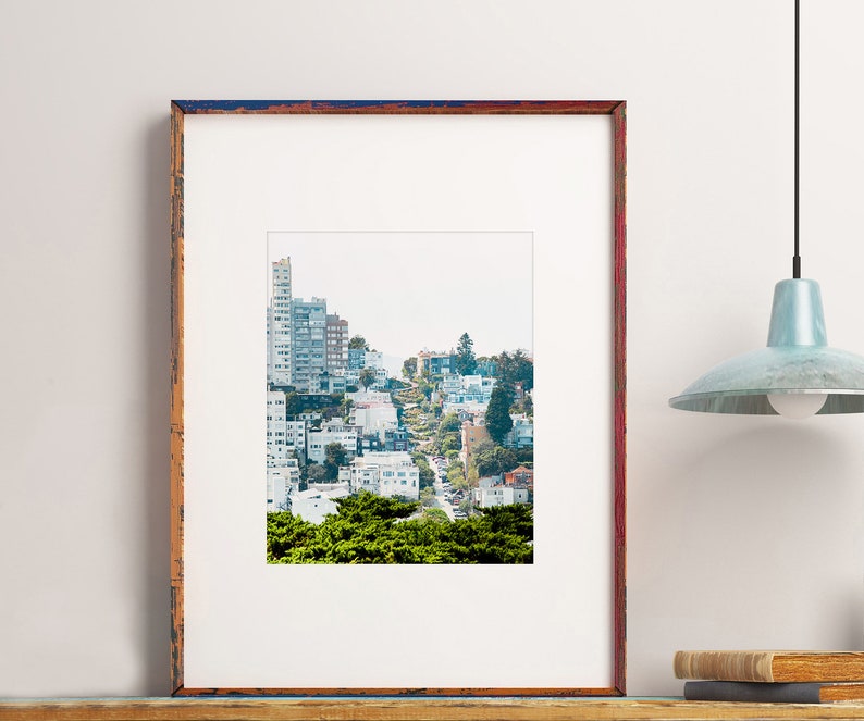 San Francisco Wall Art Lombard Street Photography Print Pick Etsy