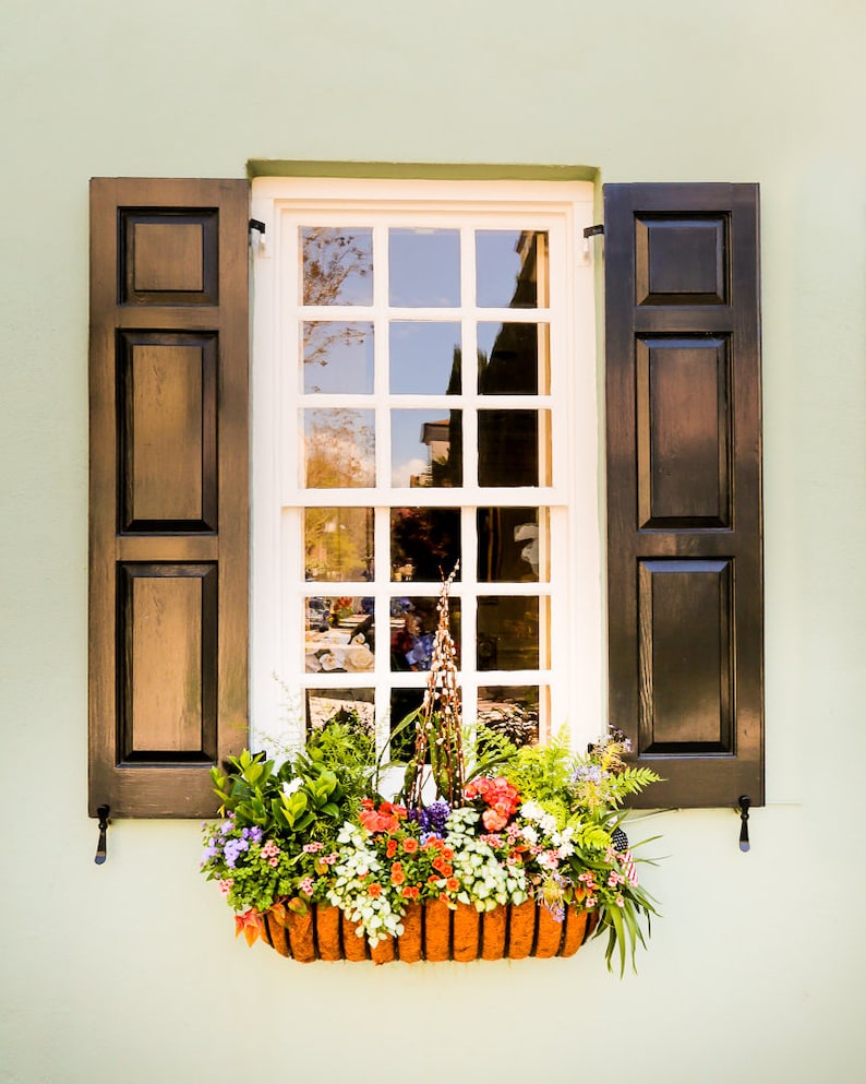 Charleston Art Set of 4 Charleston Windows Window Etsy