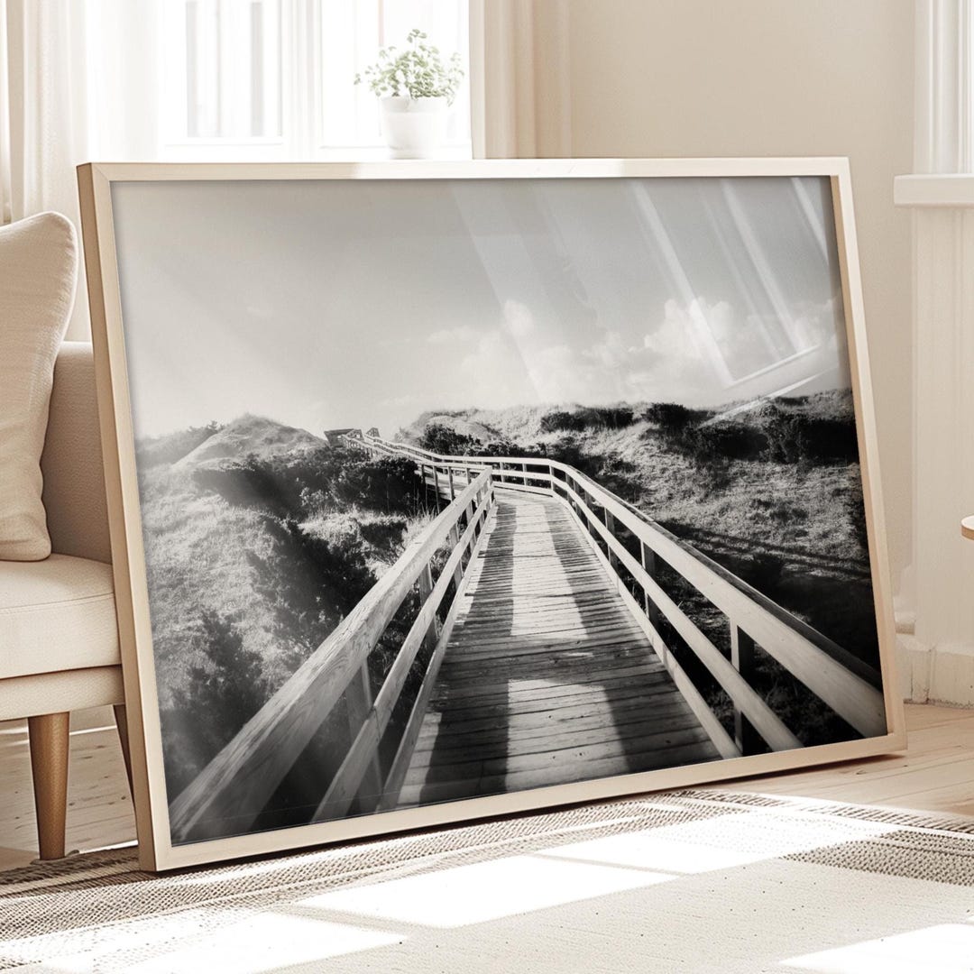 Arte mural costero/Fotografía - Sin marco / Impresión de playa, Fotografía  en blanco y negro, Impresión de paseo marítimo, Arte de Ocracoke, Outer  Banks / Varios tamaños - Etsy México, image size:1080x1080