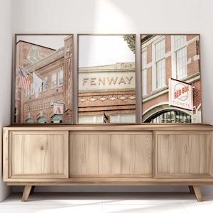 Boston Photography - Unframed | Fenway Park Art, Boston Red Sox Decor, Architectural Wall Art, Boston Baseball, Boys Room | Pick Your Size