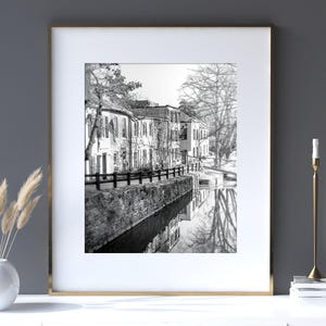 Washington DC Photography - Unframed, Georgetown Landscape Wall Decor, DC Wall Art, Canal Print, Architectural DC | Pick Your Size