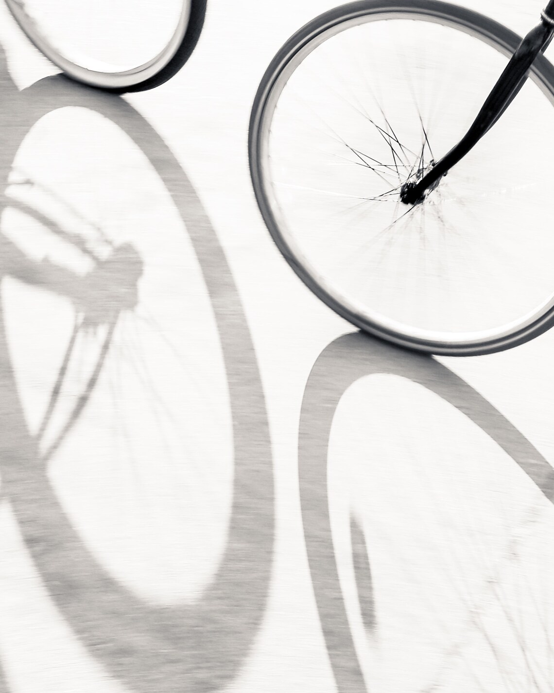 Bicycle Art Black and White Photography Abstract Bike Print | Etsy