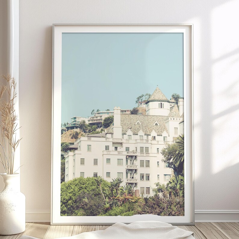 Chateau Marmont photography print.