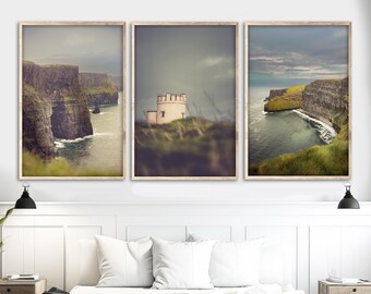 Ireland Prints, Ireland Art Cliffs of Moher Photography Ireland Landscape Irish Art Coastal Wall Art Wild Atlantic Way, Irish Gift