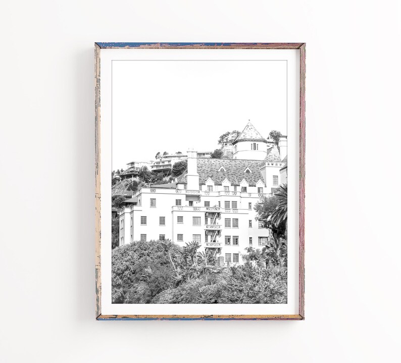 Chateau Marmont photography print.