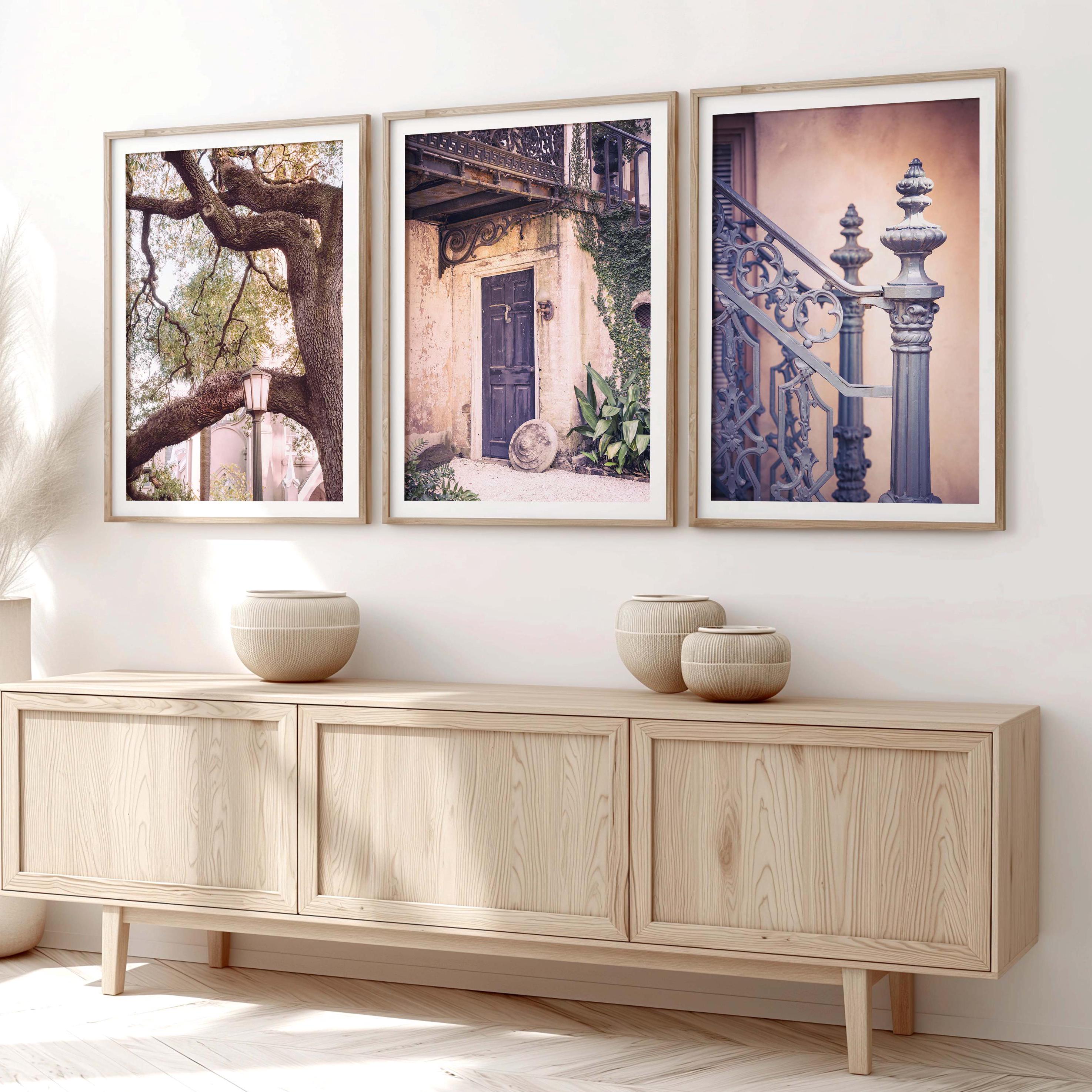 Savannah Georgia Art, Savannah Photography Savannah Door Print Oak