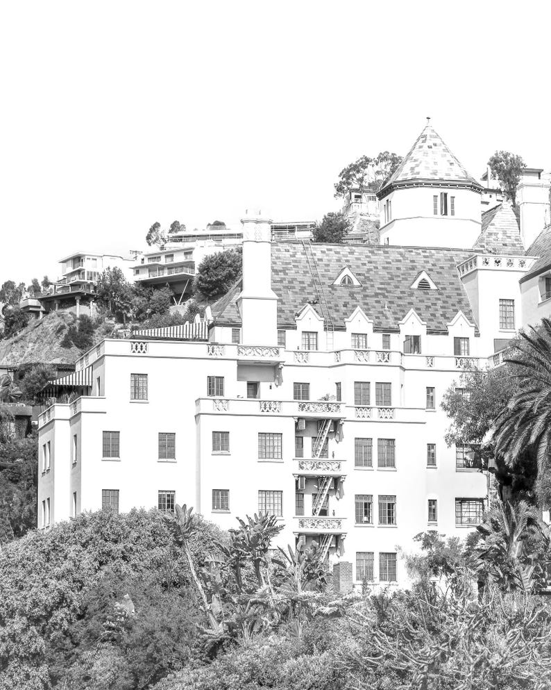 Chateau Marmont photography print.