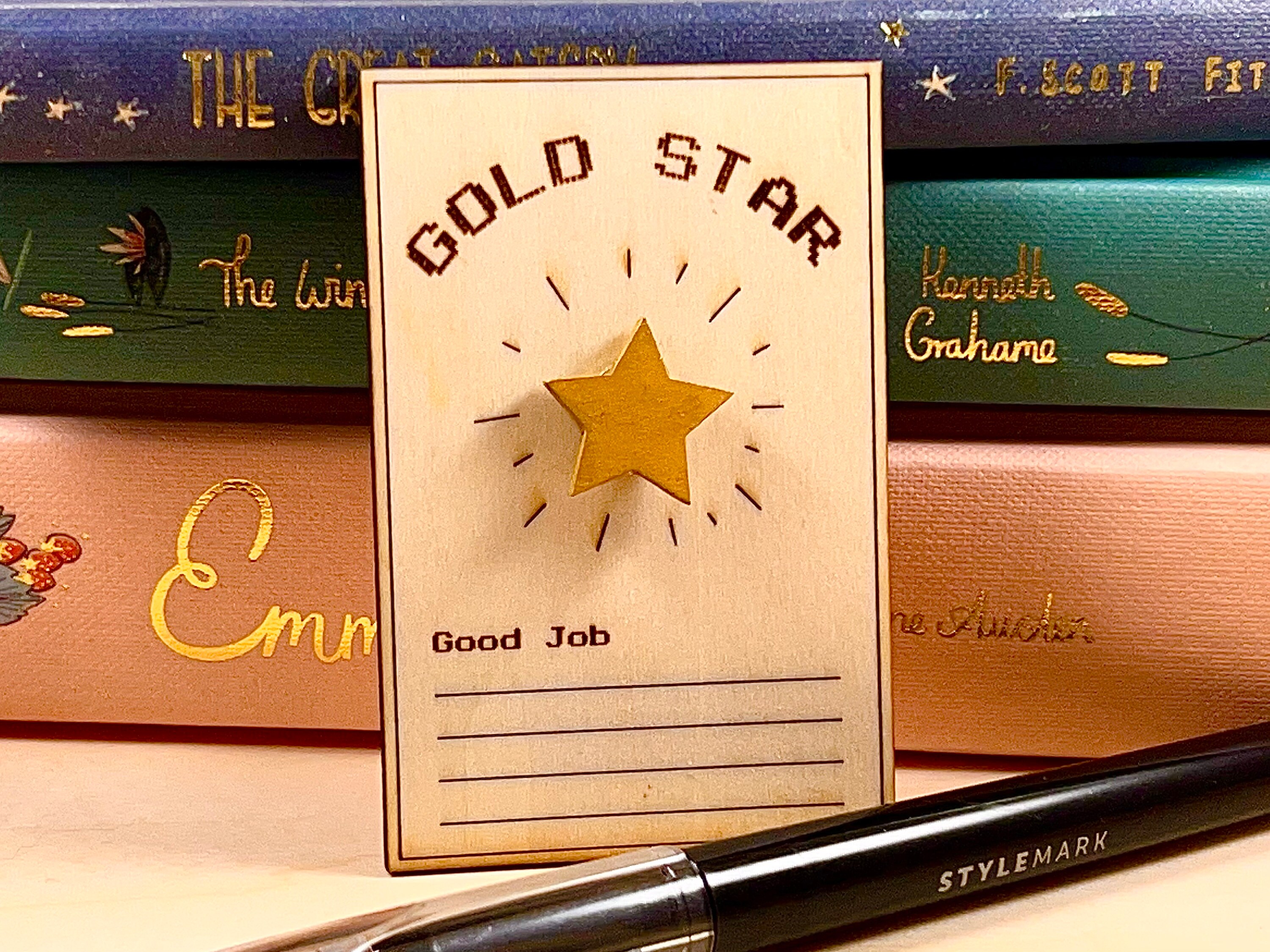 Good Job Gold Star Sticker for Sale by Mehwish