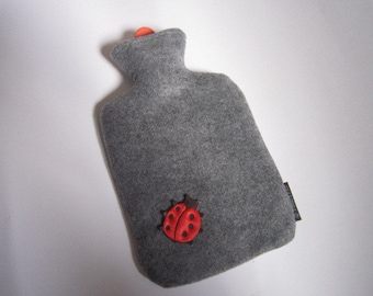Ladybug hot water bottle 1 liter