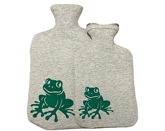 Hot water bottle frog