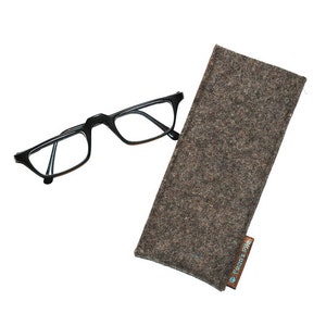 100% wool felt case for glasses