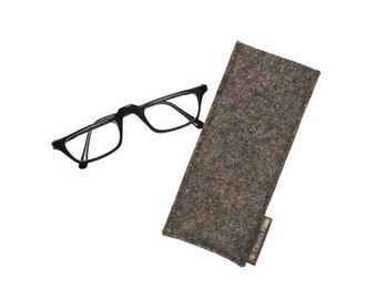 100 % wool felt case for glasses