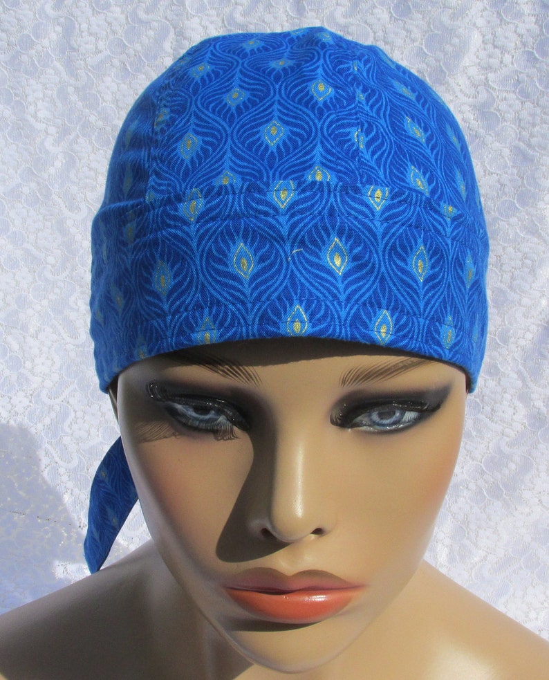 cancer hat cotton terry cloth sweat band Handmade in the USA. doo rag chemo cap chemo headwear Women/'s skull cap