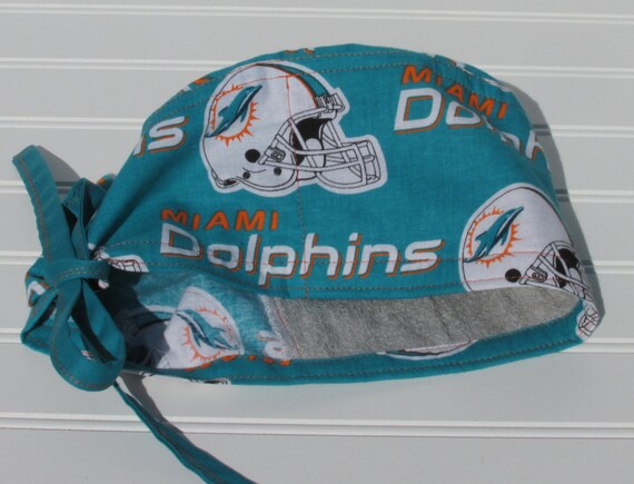 Miami Dolphins Surgical Scrub Hat Chemo 