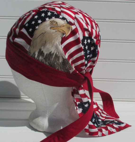 American Flag and Eagle Red White and 