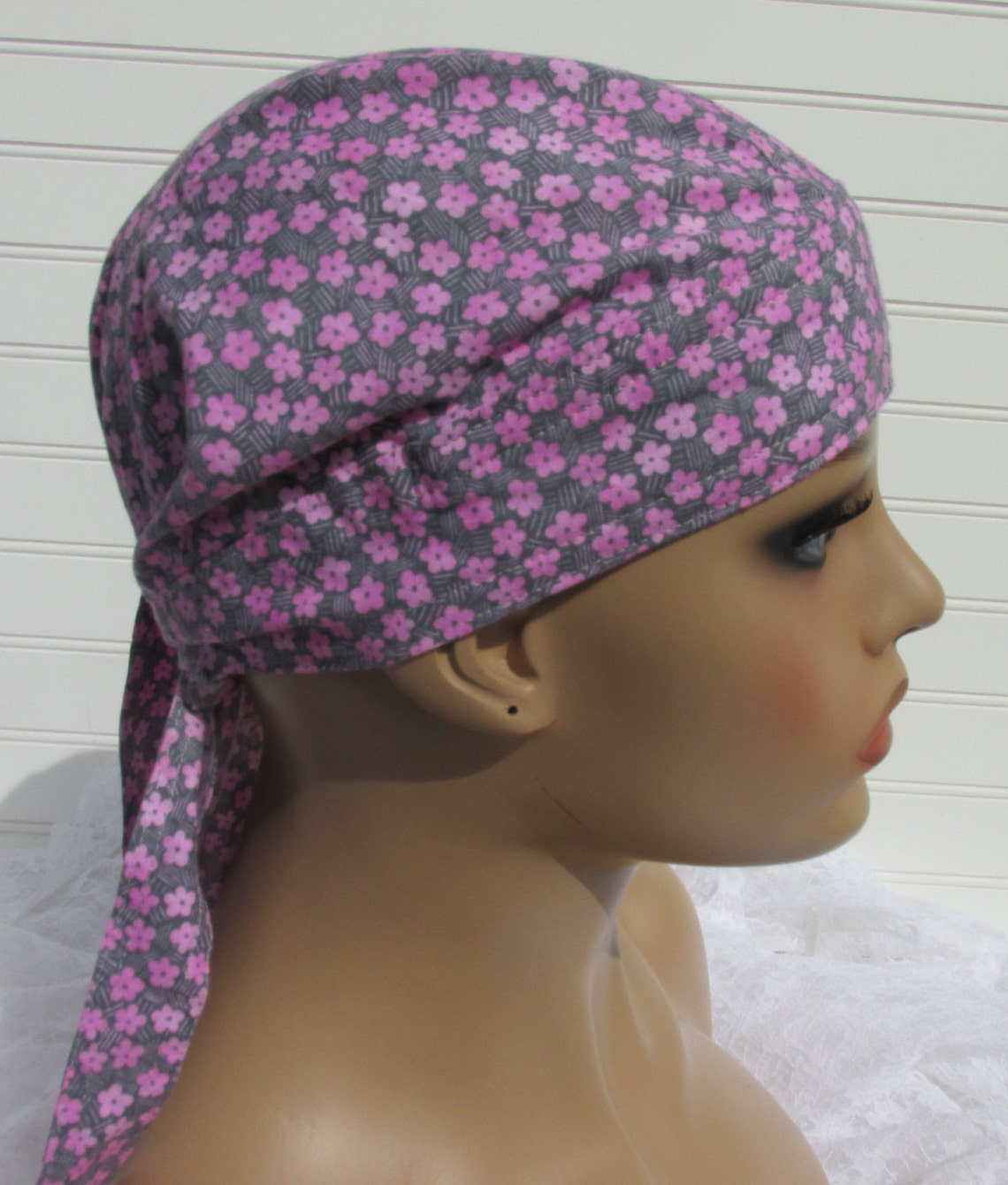 Womens skull cap doo rag chemo hat scrub hat helmet liner Etsy