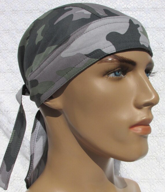 Camouflage Doo Rag Skull Cap Camo Durag Bandana
