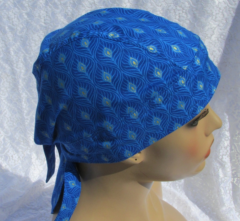 cancer hat cotton terry cloth sweat band Handmade in the USA. doo rag chemo cap chemo headwear Women/'s skull cap