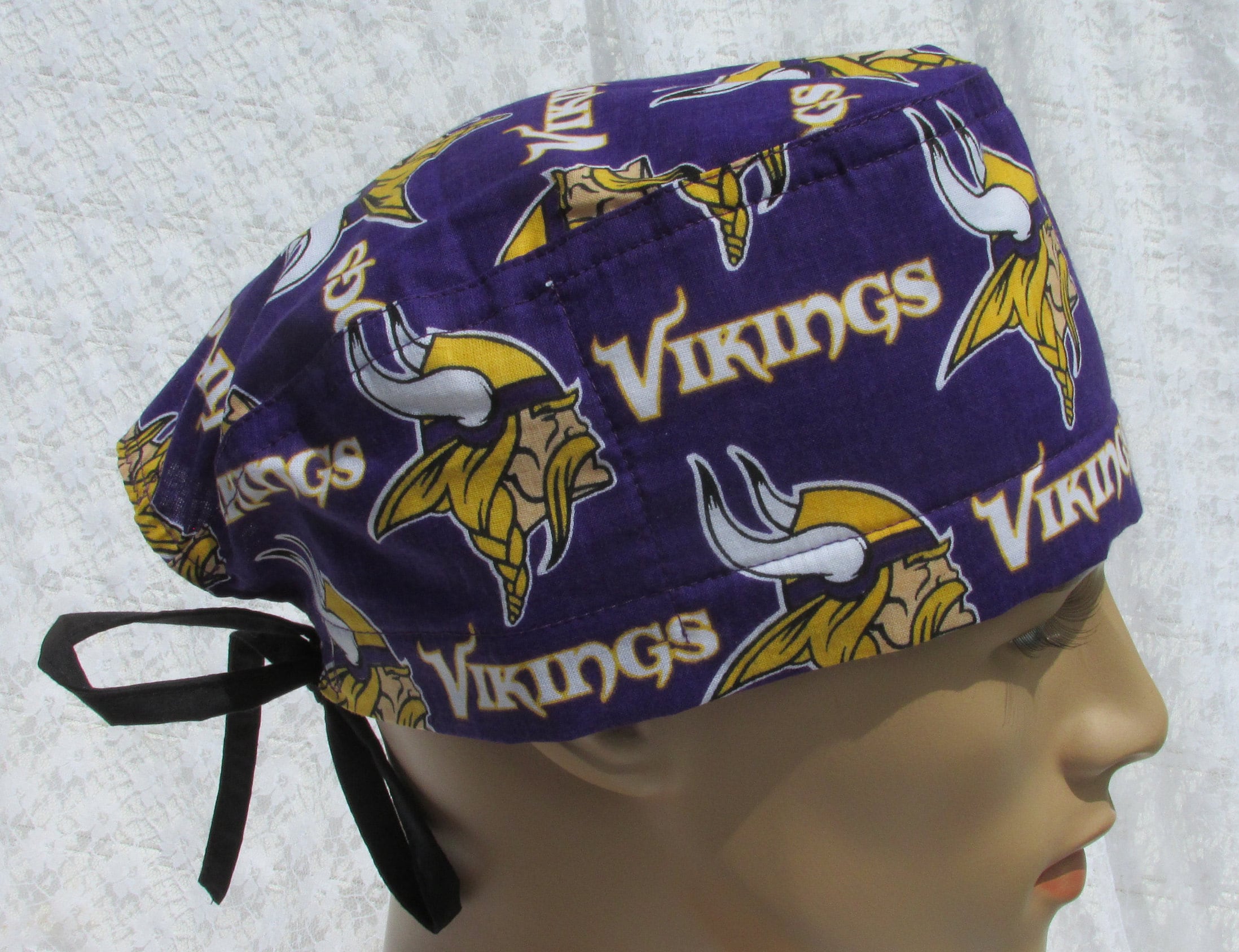 Vikings Scrub Hat Chemo Hat Cancer Hat 