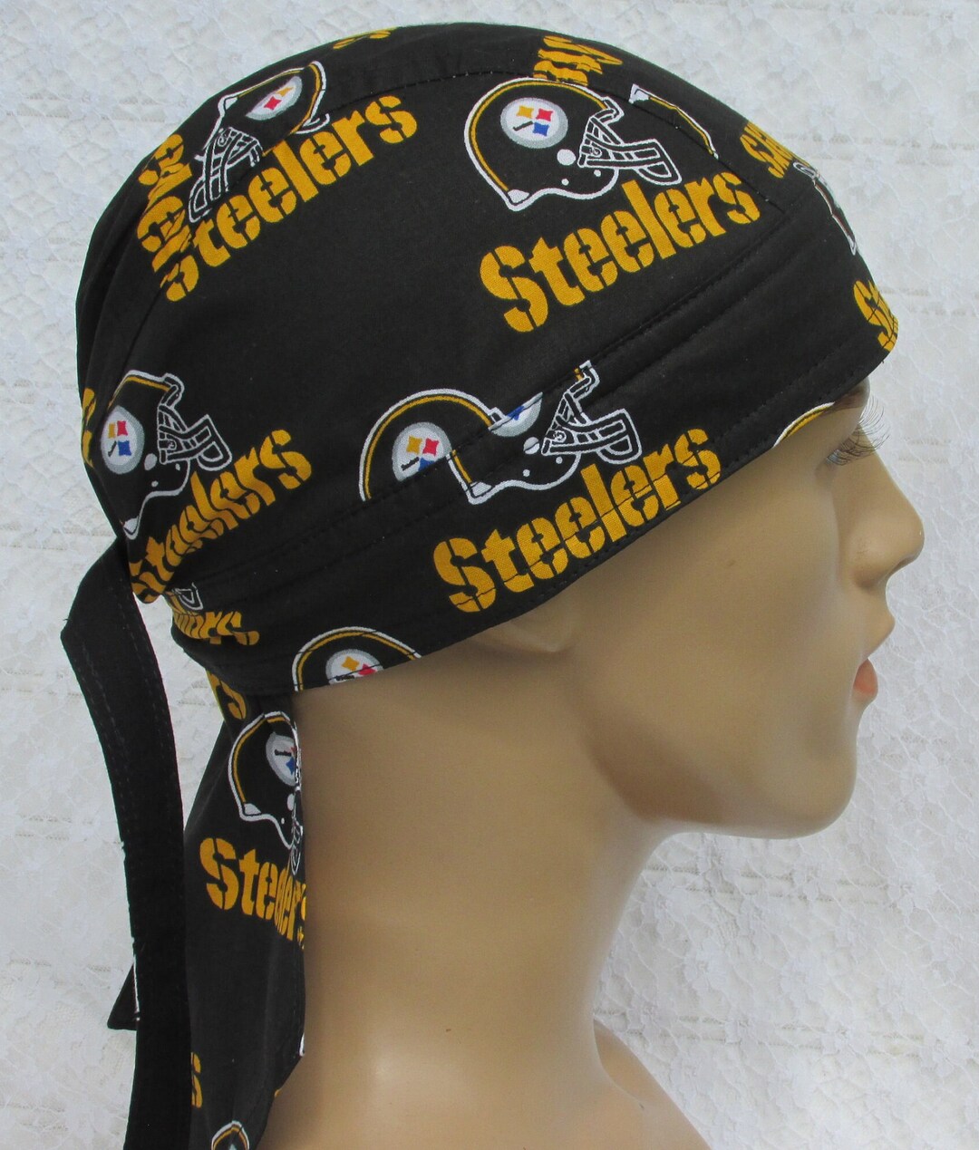 Sports Skull Cap Du Rag Chemo Hat With a Cotton Terry Cloth Etsy