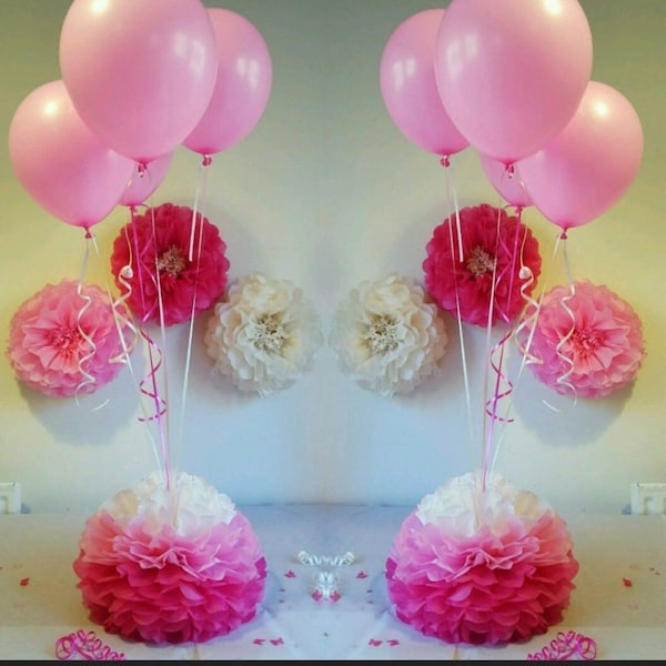 2 x balloon weights wedding,party,birthday centrepieces bridal shower .baby shower. balloon decorations (balloons not included)