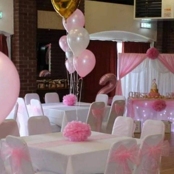 TWO large Wedding party baby shower.balloon weights,table centrepieces party decorations, bridal decor.wedding flowers balloons not included