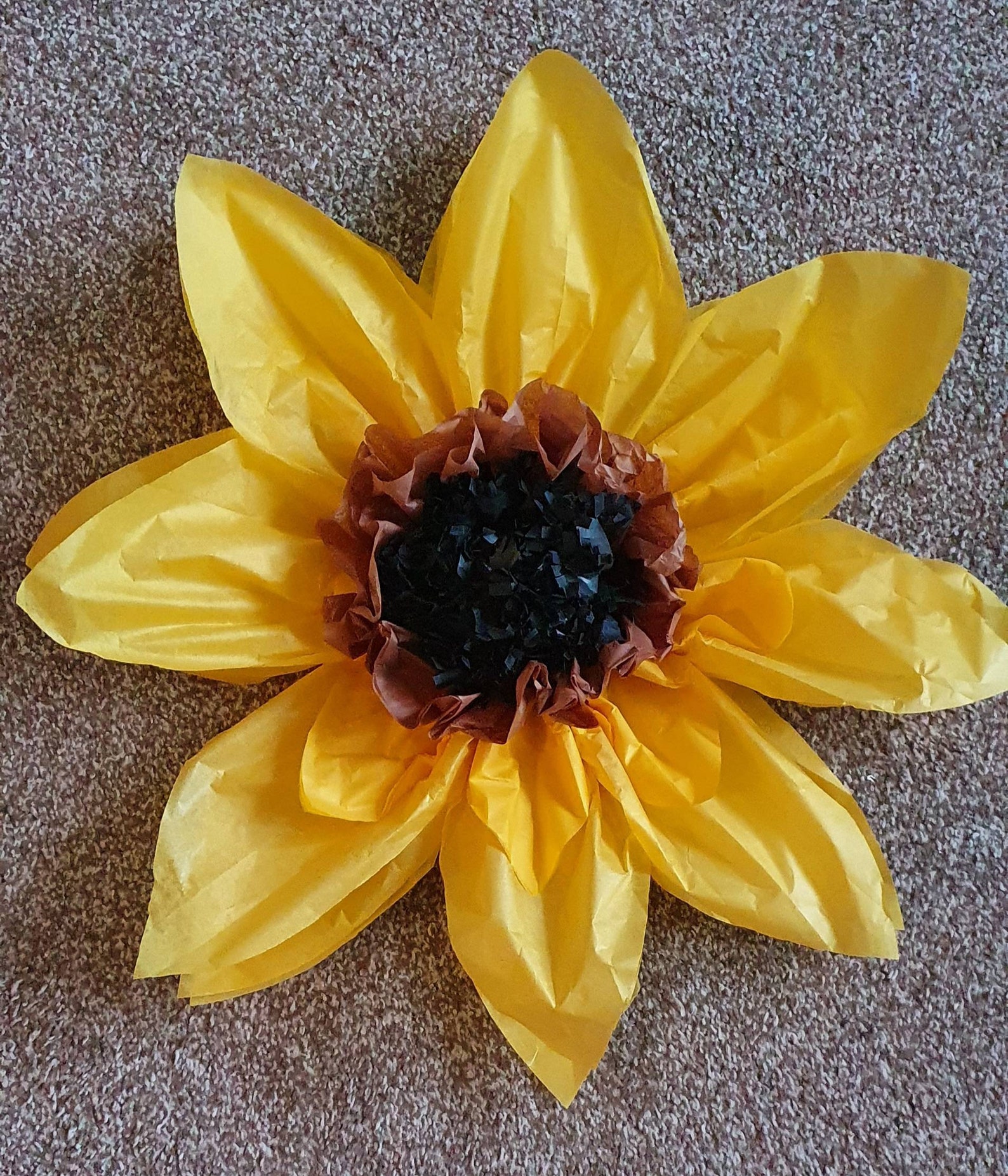 2 x 19inch tissue paper sunflower flowers party wedding Etsy