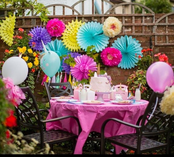 Set of 6 tissue paper flowers wedding party birthday Etsy