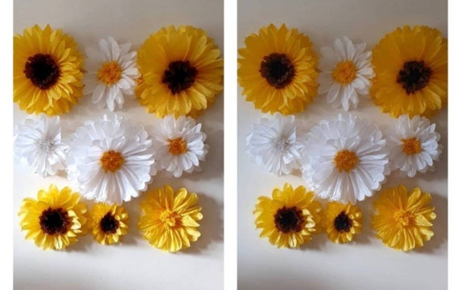 16 Tissue Paper Pom Pom Flower Wall Backdrop Photo Flower Etsy