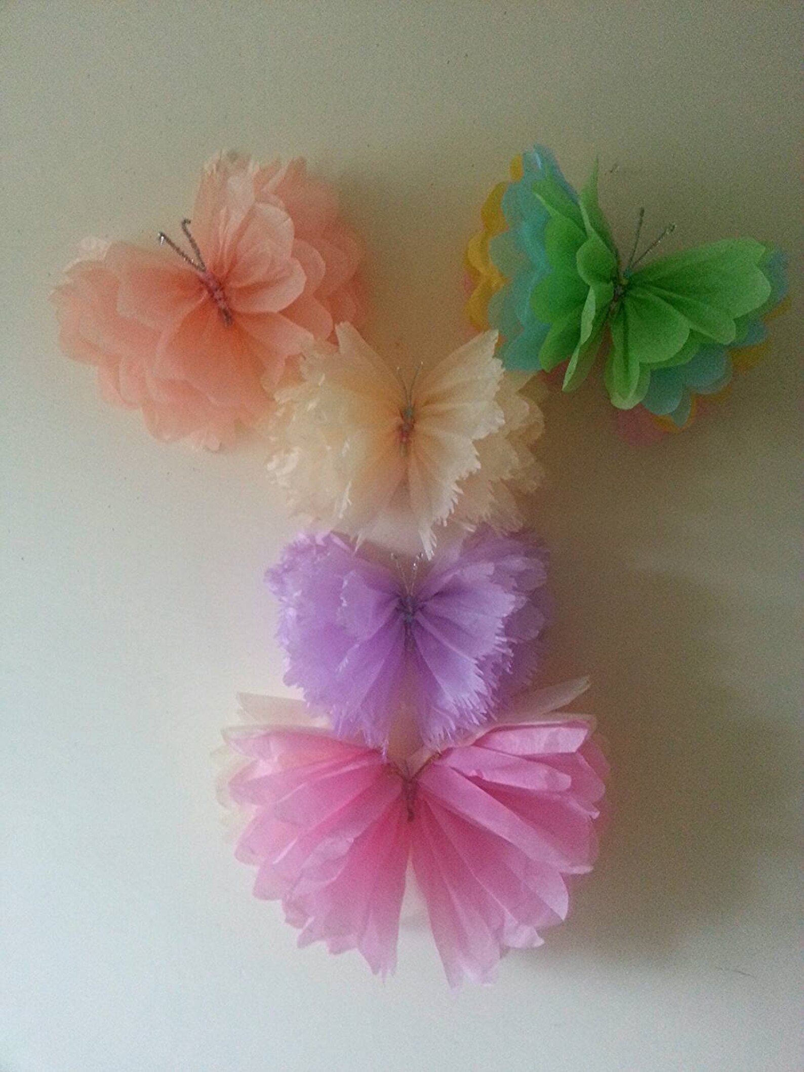Single Hanging Ceiling Wall Tissue Paper Pom Pom Etsy