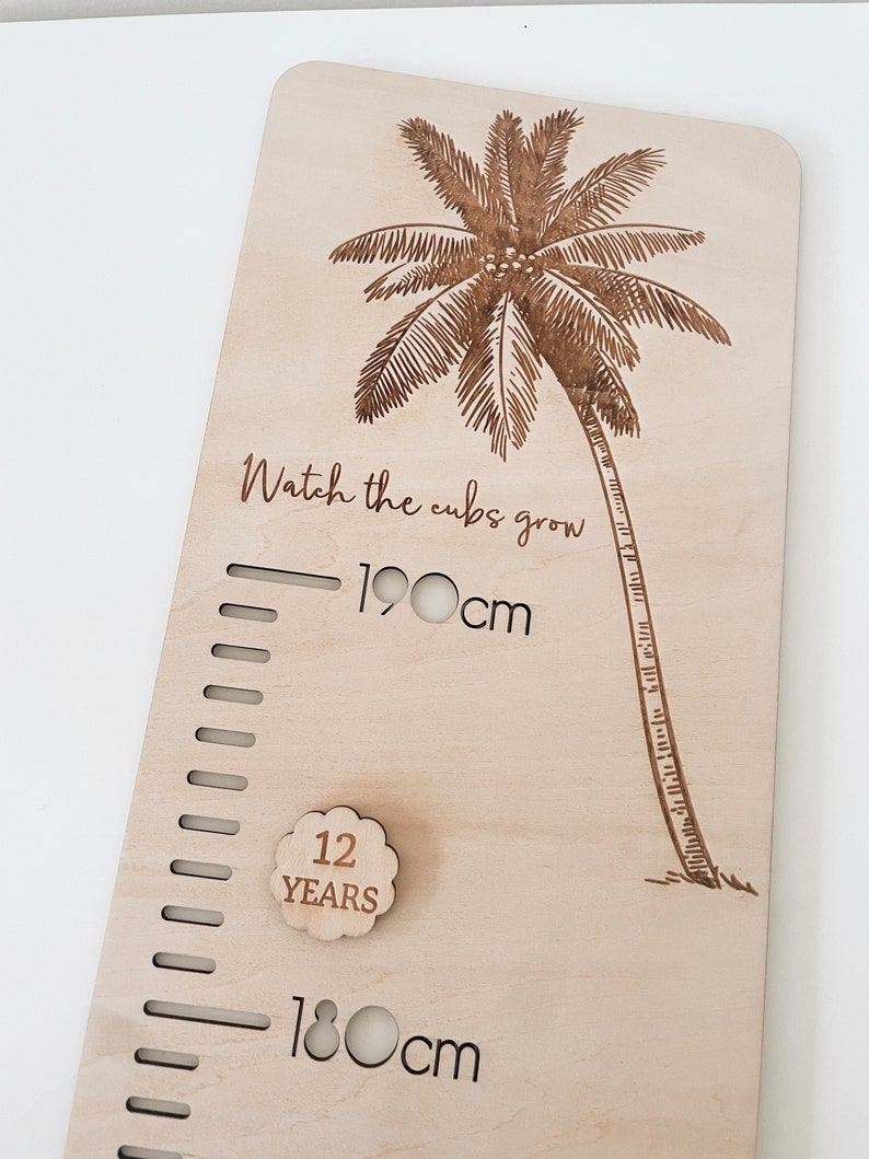Year Ruler Height Chart Markers β Kids Growth Chart Stickers | Personalized Wall ...
