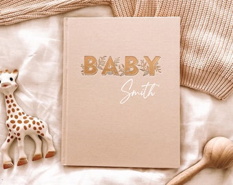 Personalised Baby Book - Buttermilk