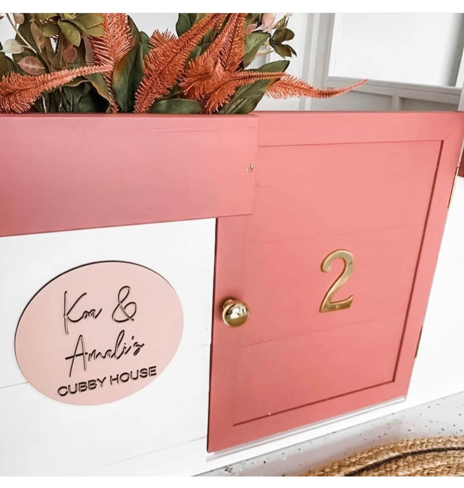 Cubby House Sign Custom Made Kids Room Home Decor Etsy