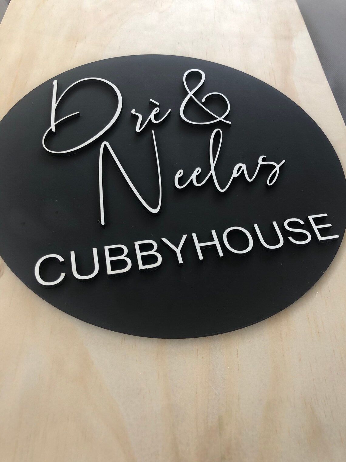 Cubby House Sign Custom Made Kids Room Home Decor Etsy