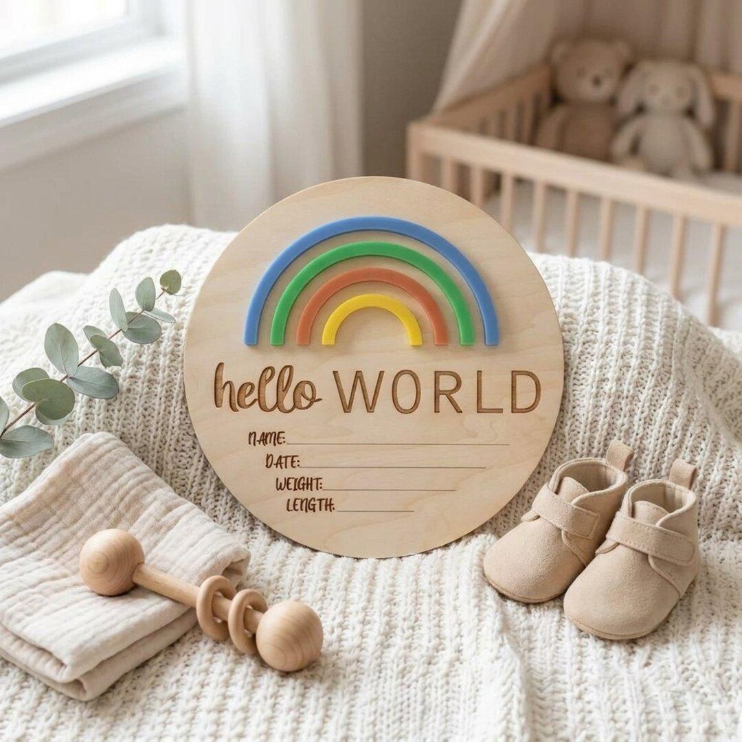 Hello World Rainbow Classic - Etsy