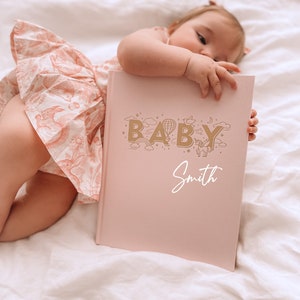 Personalised Baby Book Rose image 2