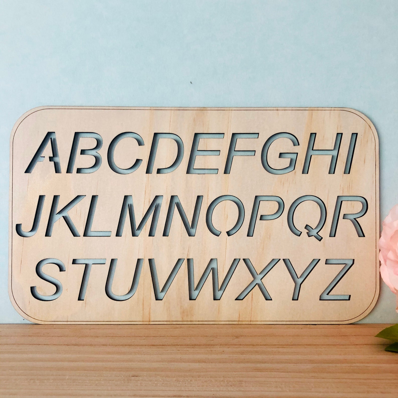 Kids School Stencils Wood Stencil Montessori School Etsy