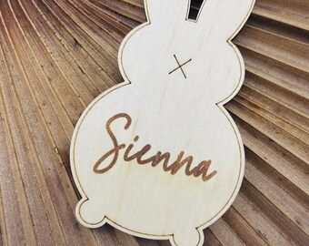 Easter Bunny Tag | Easter Basket | Personalised Easter Basket Tag